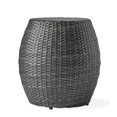 Outdoor Side Table 14.00" , Grey, Iron Structure, Creative Table, Disposition, Cutting-edge Look Design