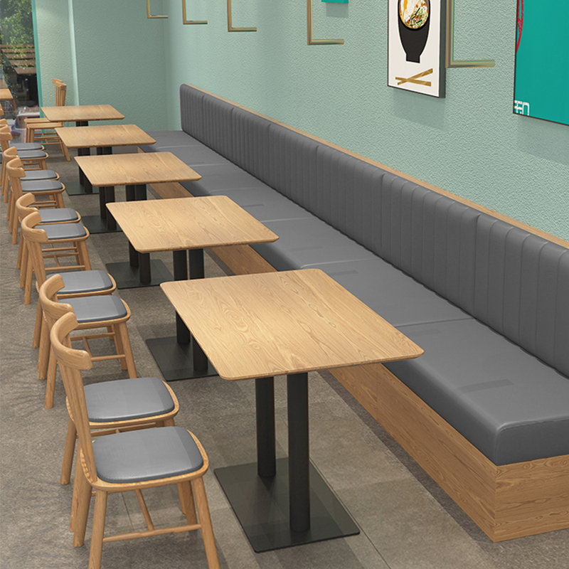 Banc rembourré Nordic Modern Leisure, Gris