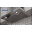 Hotte de cuisine murale 36 pouces, 900 pi³ / min, convertible, fixation murale, 4 vitesses, télécommande silencieuse et panneau tactile avec lumières DEL