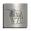 Art mural en métal luxueux «Longhorn Steer S Croquis II» par Ethan Harper, 24 po x 24 po-101657460