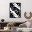 «Abstract Geode Black», reproduction d'art moderne sans cadre-678492524