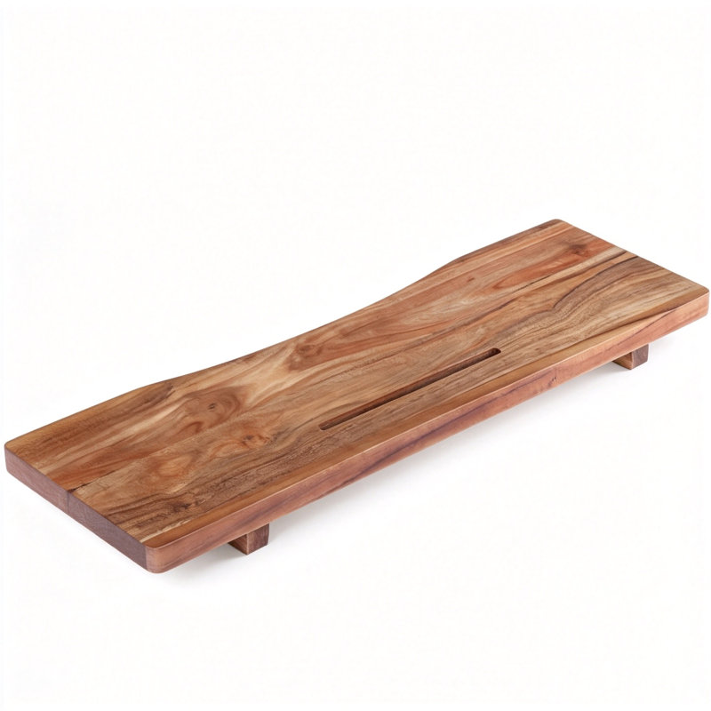 Stylish Bamboo Bathtub Tray Caddy, Minimalistic Bath Organizer With Adjustable Legs (Brown), Brown