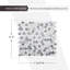 Indigo 0.8 in. x 0.8 in. Polished Marble Tile-51974745