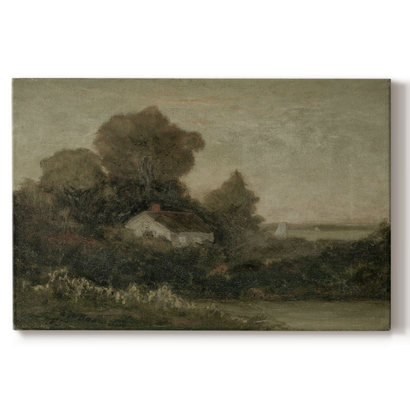 Paysages rétro-DCCXVI -Galerie enveloppée Cavas, 18 x 27