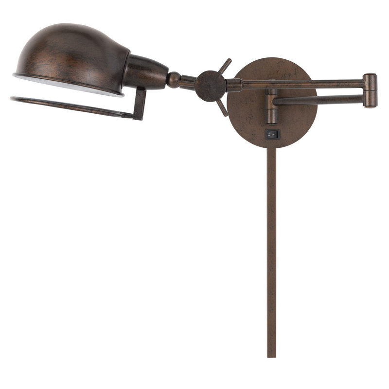 Swing Arm Sconce, Rust