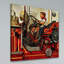 « garçon on fire truck » par stevan dohanos, reproduction d’art sur toile tendue-15880329