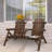2-Seat Wooden Adirondack Chair With Ergonomic Design-87281639