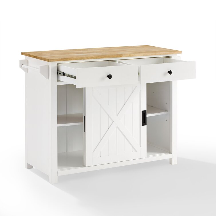 Frobisher Solid Wood Kitchen Island