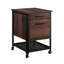 Armoire de rangement de bureau, classeur à piédestal, classeur de bureau avec tiroirs et tablette, classeur vertical pour le rangement