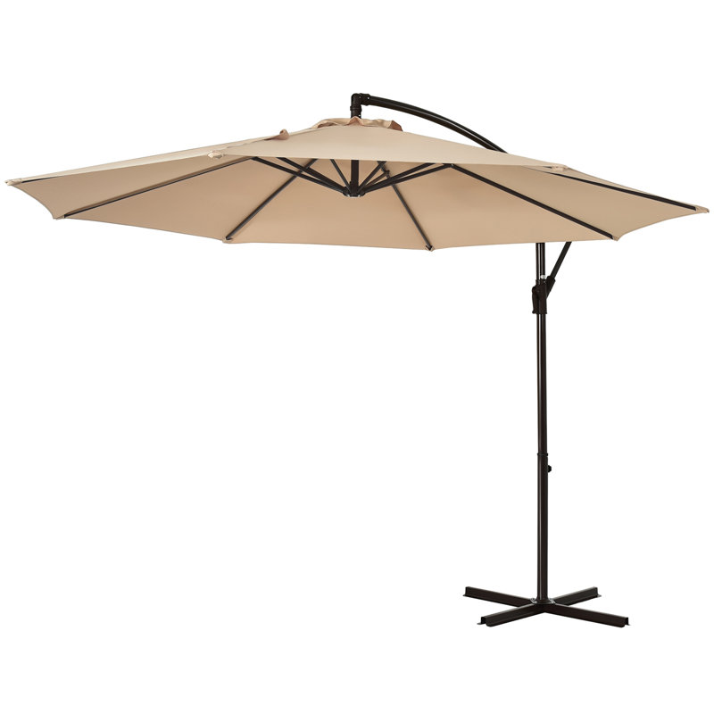 Kunz 120'' Cantilever Umbrella, Beige
