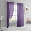 Rideaux semi-transparents en polyester de couleur unie à double ficelle kbndieu-389323747