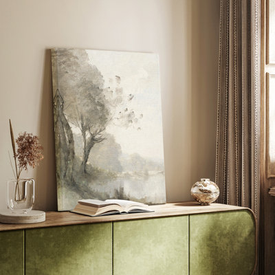 «Vintage Landscape Cxxiii», reproduction sur toile encadrée
