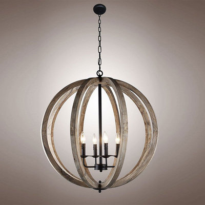 Benfield 4 - Light Dimmable Chandelier
