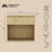 Clive 22" Mid-Century Modern 1-Drawer Nightstand in Natural Oak and Gold-1689114443