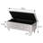 Voxto 37.4" Wide Faux Leather Tufted Rectangle Storage Ottoman-68341883