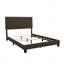 Très grand lit, panneau oriental gris anthracite Guyancourt-1360279008