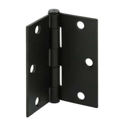 Charnière de porte simple à roulement à billes H 3,5 po x l 3,5 po