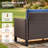 Kaelahni 74" Wide Powder Coated Steel Outdoor Patio Sofa-280007915