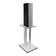 Mount-It! Satellite Speaker Stands for Surround Sound Home Theaters, Glass, and Aluminum