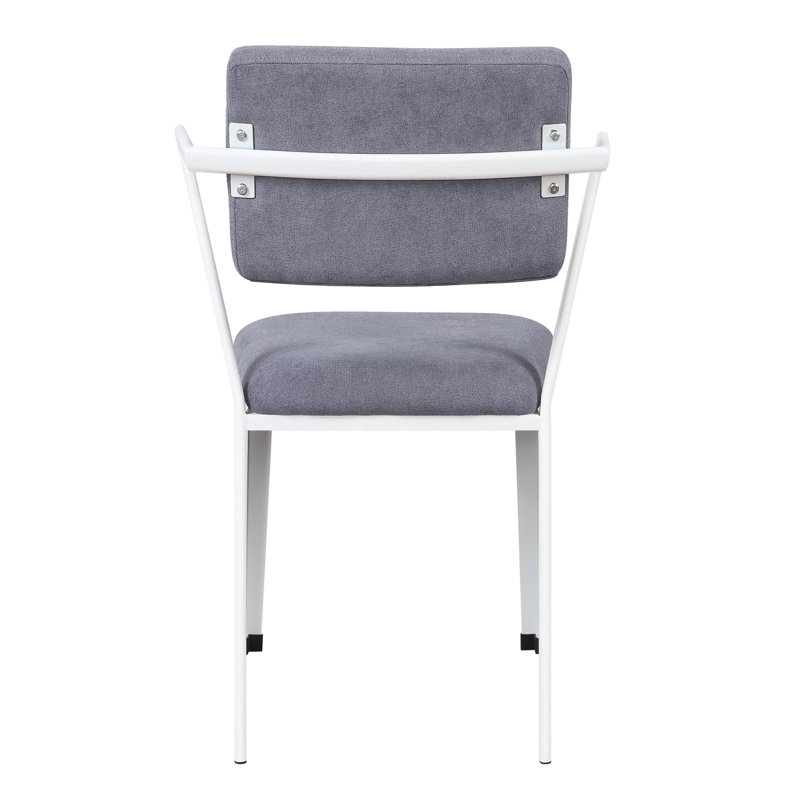 Chaise de bureau rembourrée à dossier ouvert