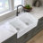 33'' L Double Bowl Fireclay Kitchen Sink