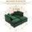 Ariaha 84.6'' Oversized Modular Combo Sofa with Ottoman-108468043