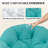 Oversized Swivel Papasan Accent Chair with Cushion, 360° Swivel, Ultra Comfortable Cushion, Relaxing Chair for Living Room, Bedroom, Reading Book-104062233
