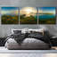 «Seychelles - View from Curiese Island» par Epic Portfolio, art mural en verre acrylique, ensemble de 3 pièces-102088265