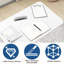 Table pour ordinateur portable réglable en hauteur en forme de C