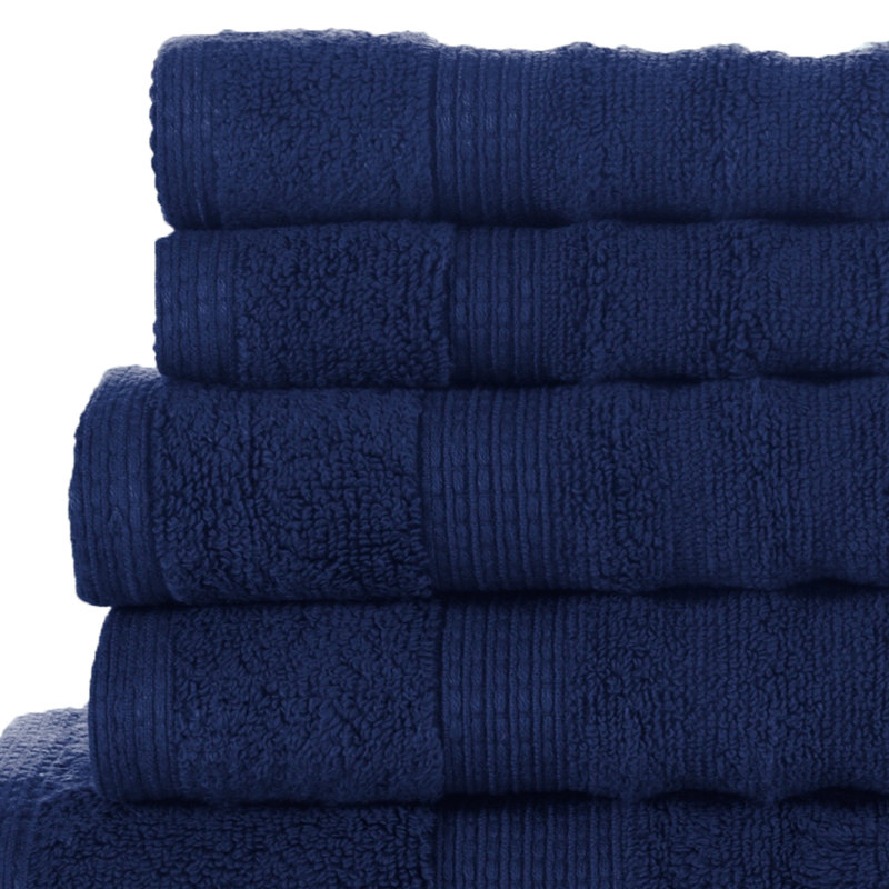 Brenna Cotton Midweight Ribbed Mulit-Size Set, Denim