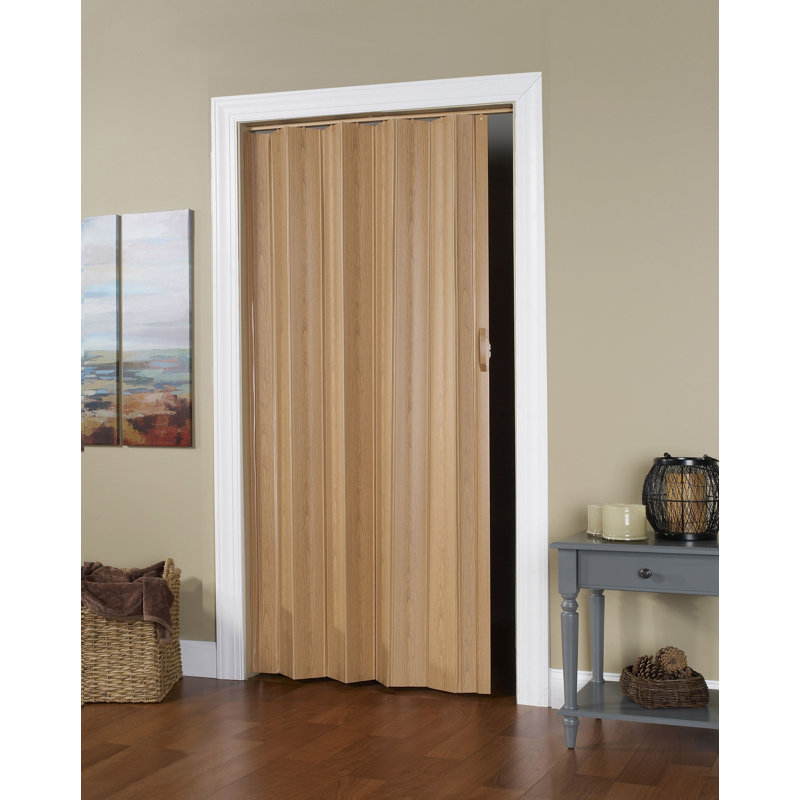 Porte pliante accordéon en PVC / vinyle Spectrum, Chêne, 49 po x 79 po