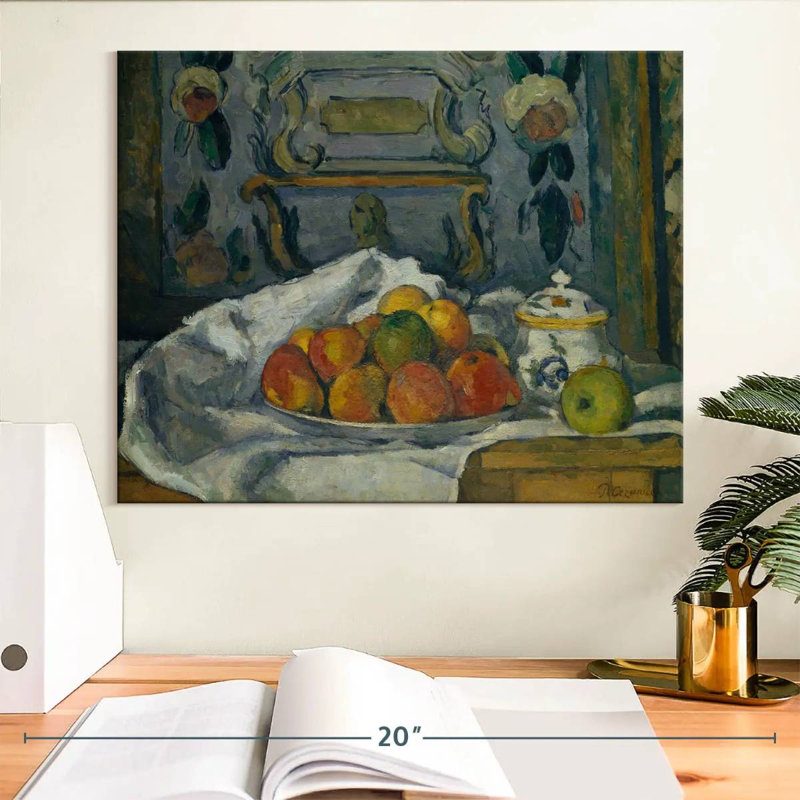 Cezanne Dish Of Apples, 12" H x 15" W