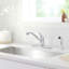 Single Handle Kitchen Faucet with Side Spray-180292032