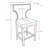 Eccleshall Upholstered Faux Leather Counter Stool-20590488-44640276