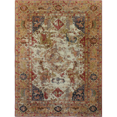 Rafferty One-of-a-Kind 9'6" X 12'5" 1980s Wool Area Rug in
