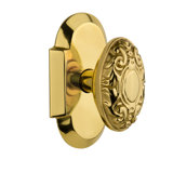 Cottage Plate with Victorian Door Knob