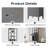 Laval 72" Freestanding Linen Cabinet, Tall Bathroom Storage Tower with 3 Open Shelves-120234562-120613965