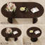 Table de salle à manger extensible de 41 à 78 po Mid Century-134325620