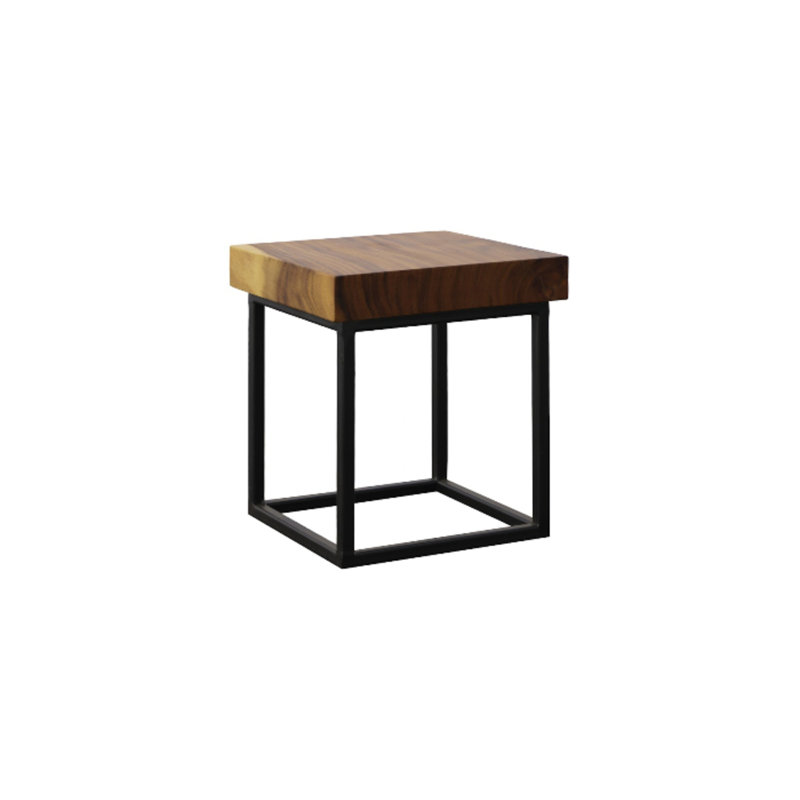 Cubic Side Table, Metal Base