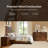 Graciana 4-Piece Fluted Solid Wood Bedroom Set-1421236470-1421236456