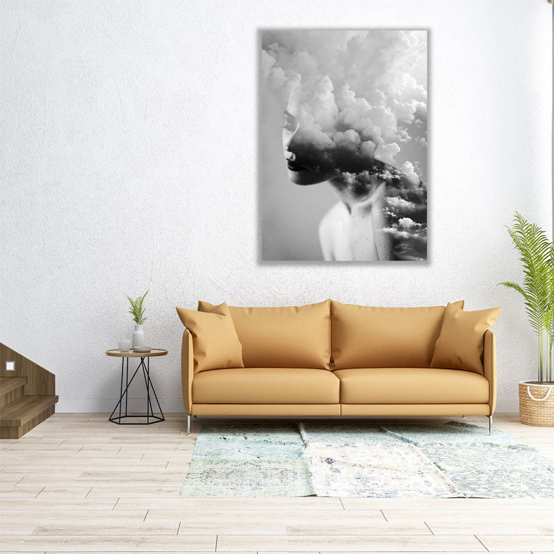 «Cloudy Mind», impression sur toile, H 48 po x l 36 po