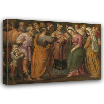 "The Marriage of Joseph and Mary" by  Giuseppe Porta - Gallery Wrap Canvas Wall Art