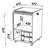 Caufield 1 Door Tambour Unit