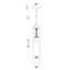 Luminaire suspendu en nickel 1 lumière Mistero-72563946