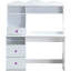 Bureau blanc Office 2 - Piètement luge pour un look moderne et un fonctionnement fluide des tâches