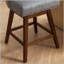 Tabouret de bar pivotant à hauteur de comptoir 26 po - Tissu-141486996