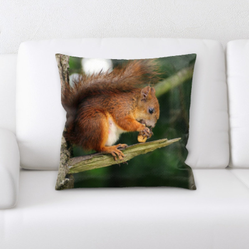 Microsuede Throw Pillow