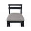 Siège d'appoint 2 pièces en tissu gris