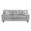 Coussin décoratif contemporain en tissu de chenille 2 pièces