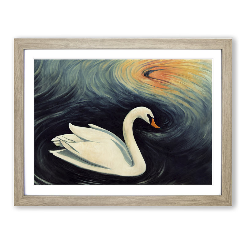Showstopping Swan - Single Picture Frame Print